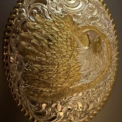 Eagle Gold And Silver Boat Buckle