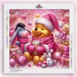 Pooh And Eeyore Christmas 5DDiamond Painting