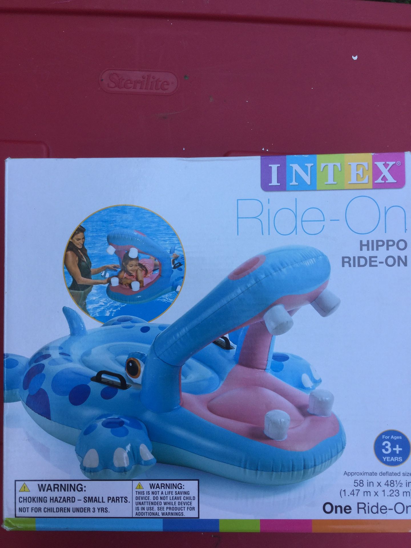 New Large Hippo Float 