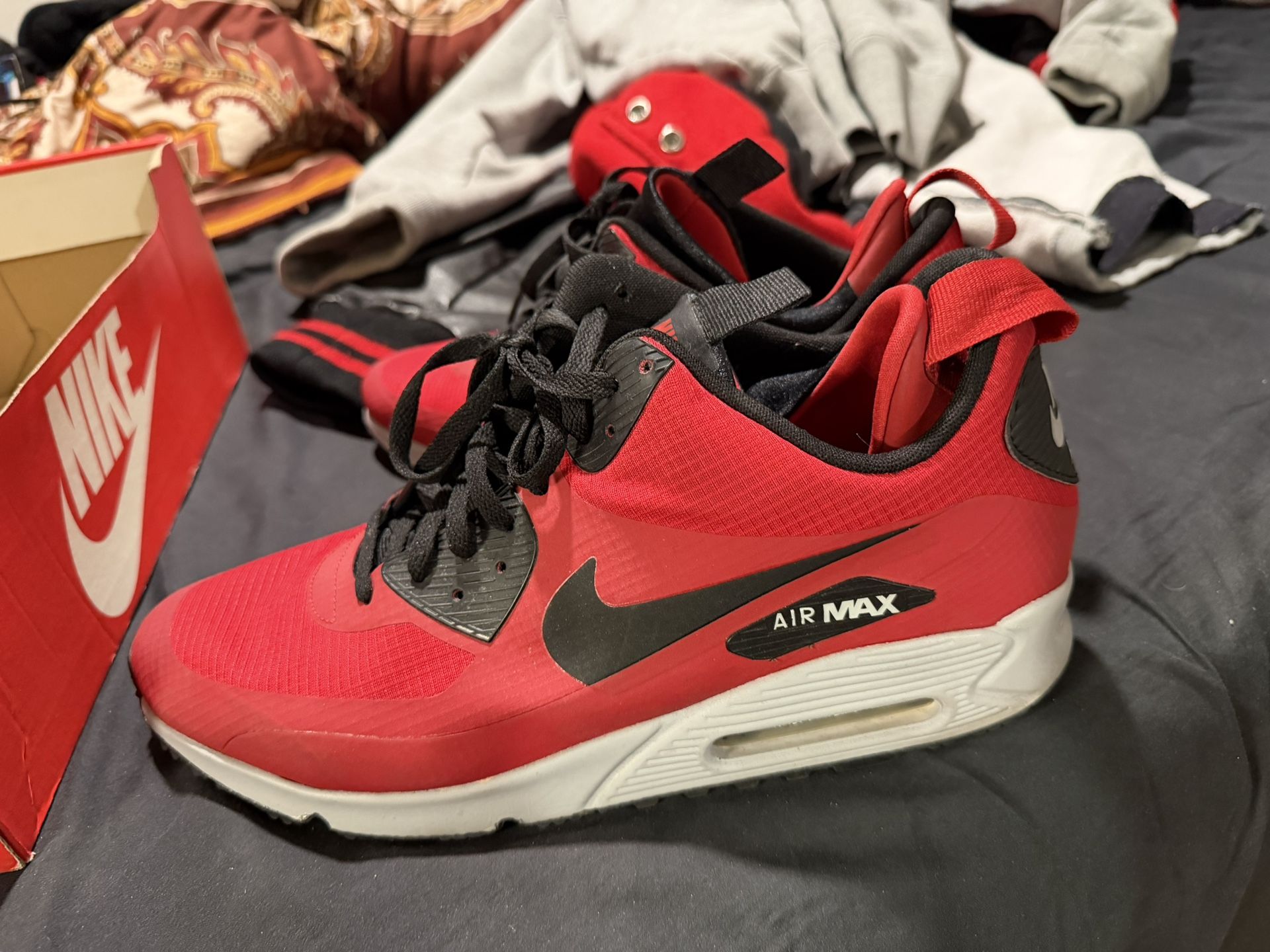 Size 13 Nike Air Max 90 Waterproof Used $60