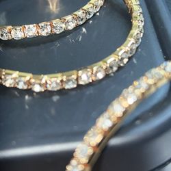 Elastic Rhinestone Bracelets 