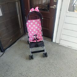 Minnie Mouse Stroller Very Mobile And Convenient