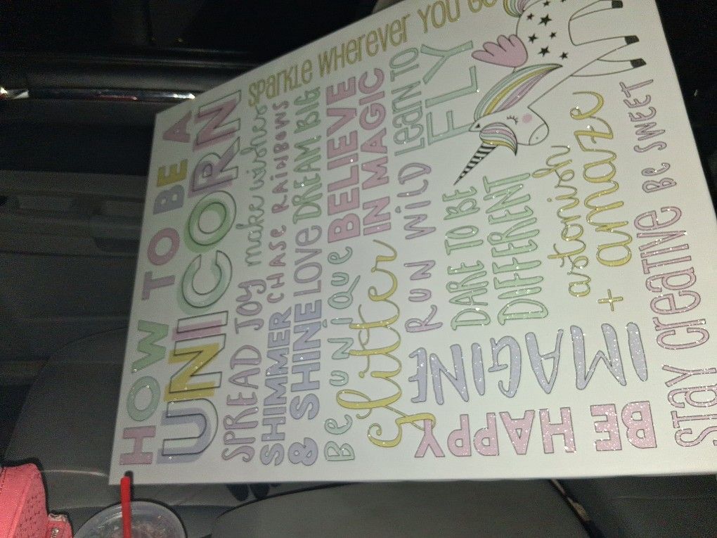 Children's unicorn room decoration