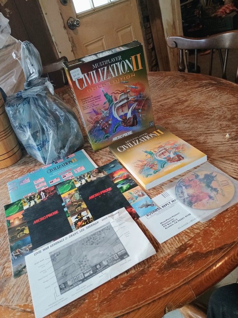 Multiplayer Civilization 2 Gold Edition 1998 PC Game
