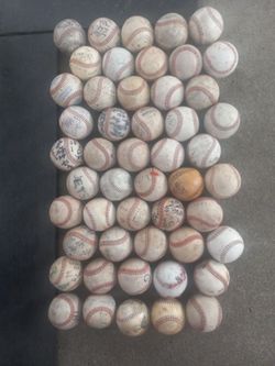 Lot of Used Baseballs – 50 Balls