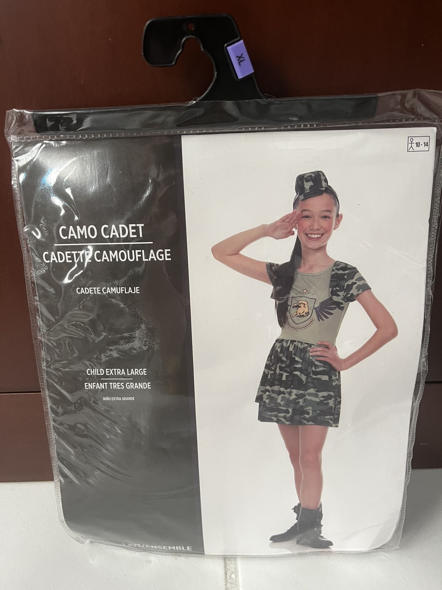 Halloween Costume Girl camouflage cadet