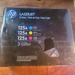 HP Original 125A Cyan, Magenta, Yellow Toner Cartridges (3-Pack)