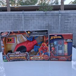 Brand New Spiderman Wrist Nerf gun and chalk both $15  Cash Only Rainbow/charleston Pickup Between 2:00-10:45 