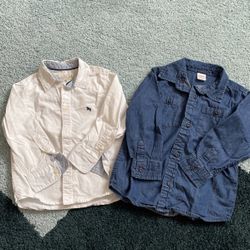 2 Boy Shirts (size 3years Old)