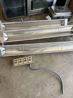 3 Infrared Electric Heaters With Switch’s 