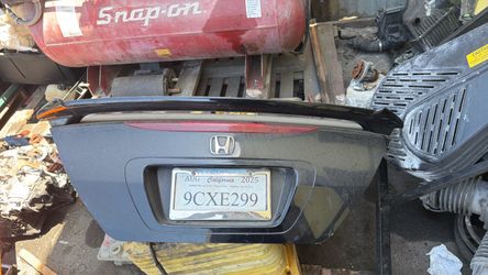 Honda Trunk Lid with Spoiler Black