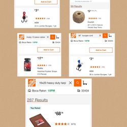 Heavy Duty Tarp & Accessories 