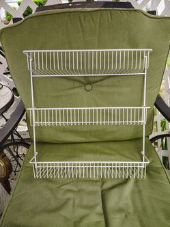 Metal wall storage