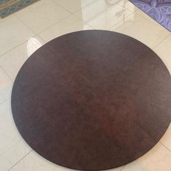 🤩Premium Heavy Leather Round Table Pad🤩💥