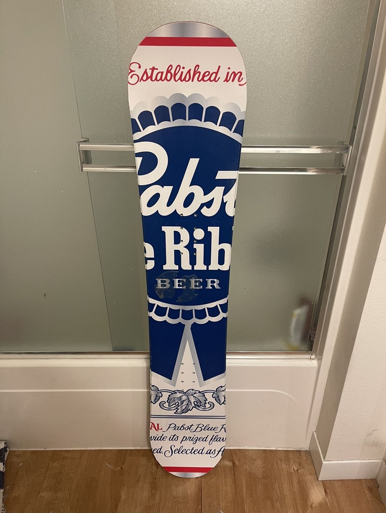 PBR Pabst Blue Ribbon limited edition Snowboard 150