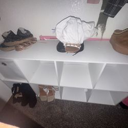 White 8 Cube Storage 