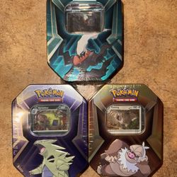 Sealed Pokemon Tins 