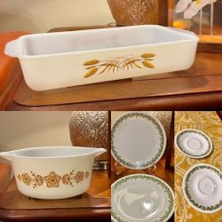 Pyrex, Corning and Fire King Dish Set 
