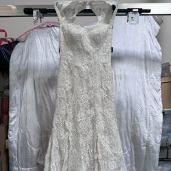 Wedding Dress with Trumpet Skirt