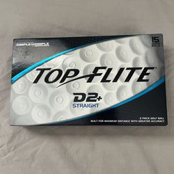 Top Flite D2+ Straight Golf Balls