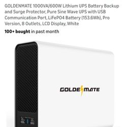 Goldenmate Ups Lithium Battery Back Up 
