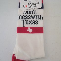 Don't Mess With Texas Tall Socks