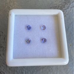 .15ct Avg 3.5 MM RD Tanzanite 4 Gem Setting Stones