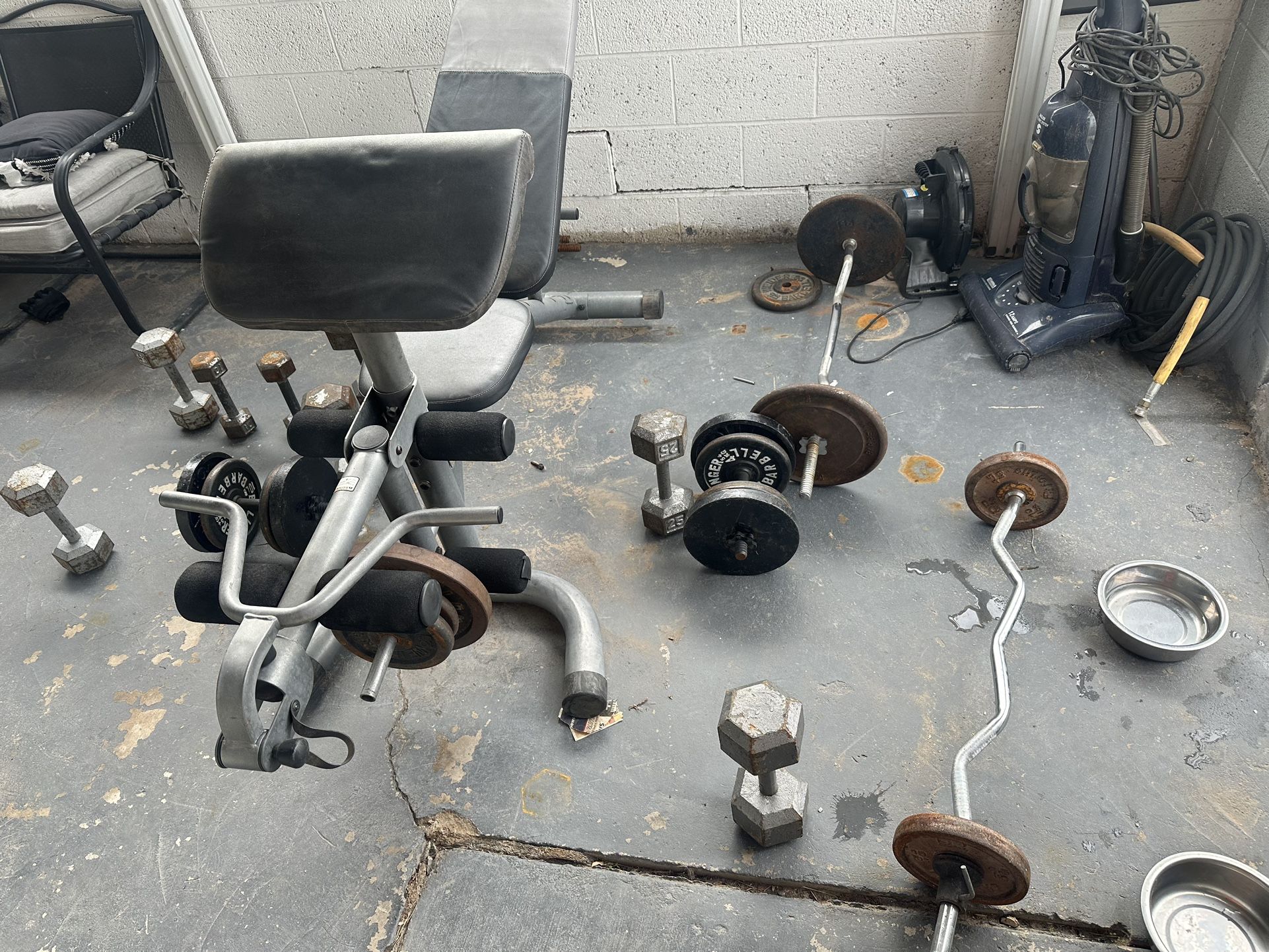 Weights And Bench For Sale