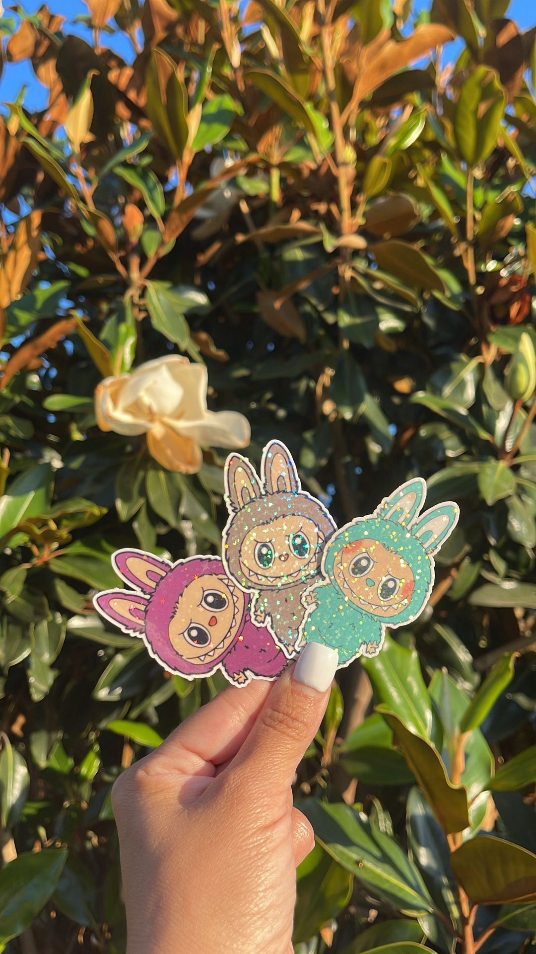 Labubu Holographic Stickers