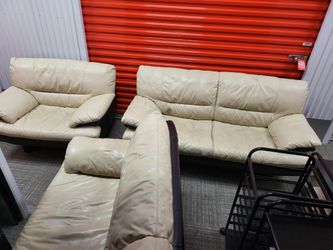 3pc Leather Couch
