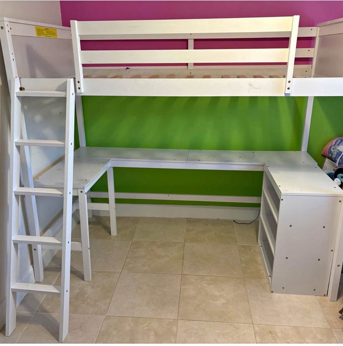 Twin Bunk With Desk