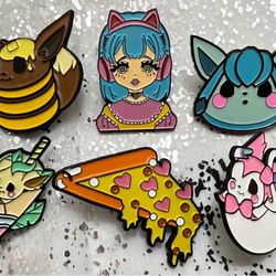 ChibiwolfCosplay Enamel Pin  Collection