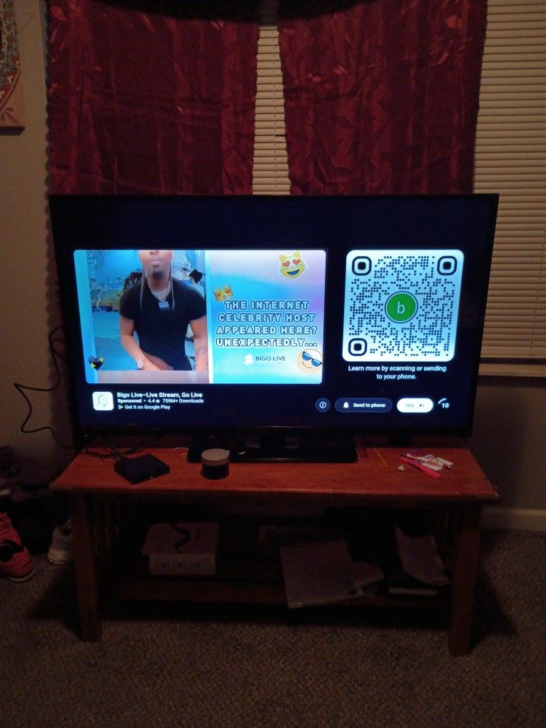 Vizio 50 Inch With a Xumo App Box 