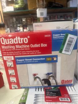 Oatey Quadtro Washing Machine Outlet Box