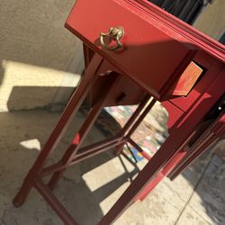 Wood foldable table -