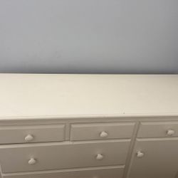 Dresser - Off White, Solid Wood.