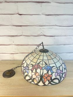 Tiffany Style Stained Glass Ceiling Light Fixture Pendant