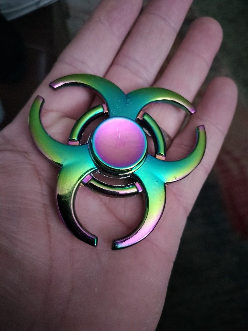 Biohazard Symbol Fidget Spinner : $10.00 ( Box # 2003)