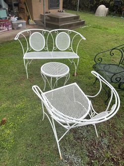 Nice Ornamental Metal Patio 3 Piece Set