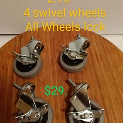 #340... Wheels Locking Swivel