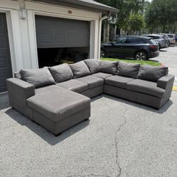 Huge Grey Sectional Couch