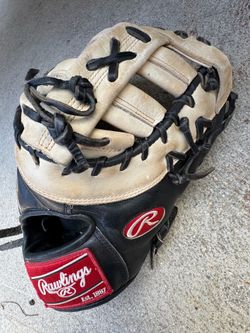 Rawlings Heart of the Hide first baseman baseball glove in solid condition Have more equipment available