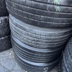 4 tires 225-75-15 for trailer $250 all four mounted and balanced