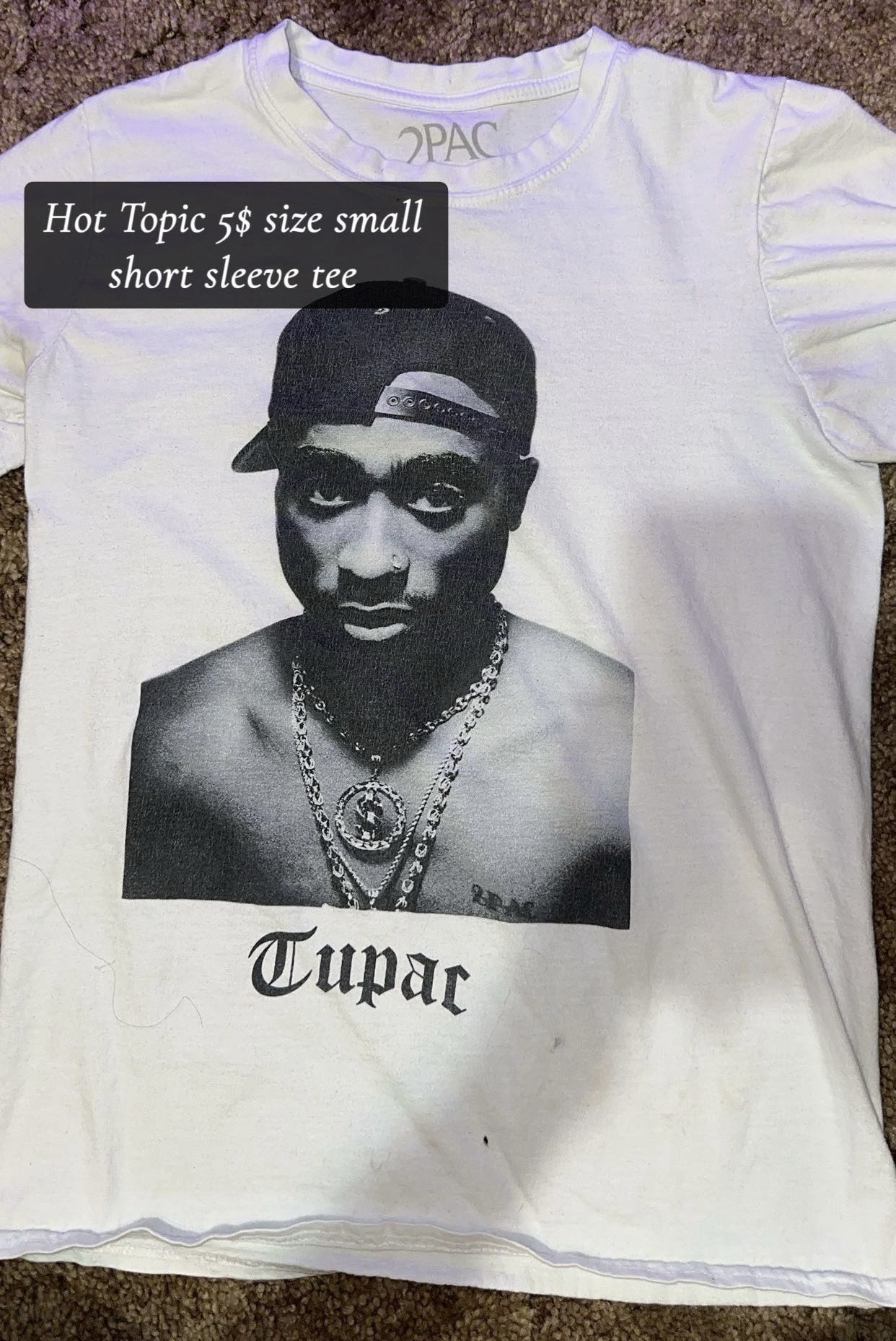 tupac hot topic shirt