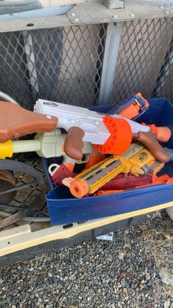 nerf guns/ car seats etc.