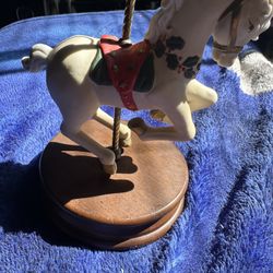 Antique Horse Music Box