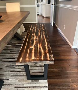 West Elm Oak Frame Benches