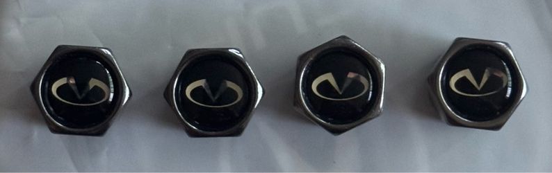 INFINITY 4 Grey Valve Stem Cap Covers