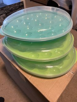 3 Pack Large 24Ct. Devil Eggs Party Tray