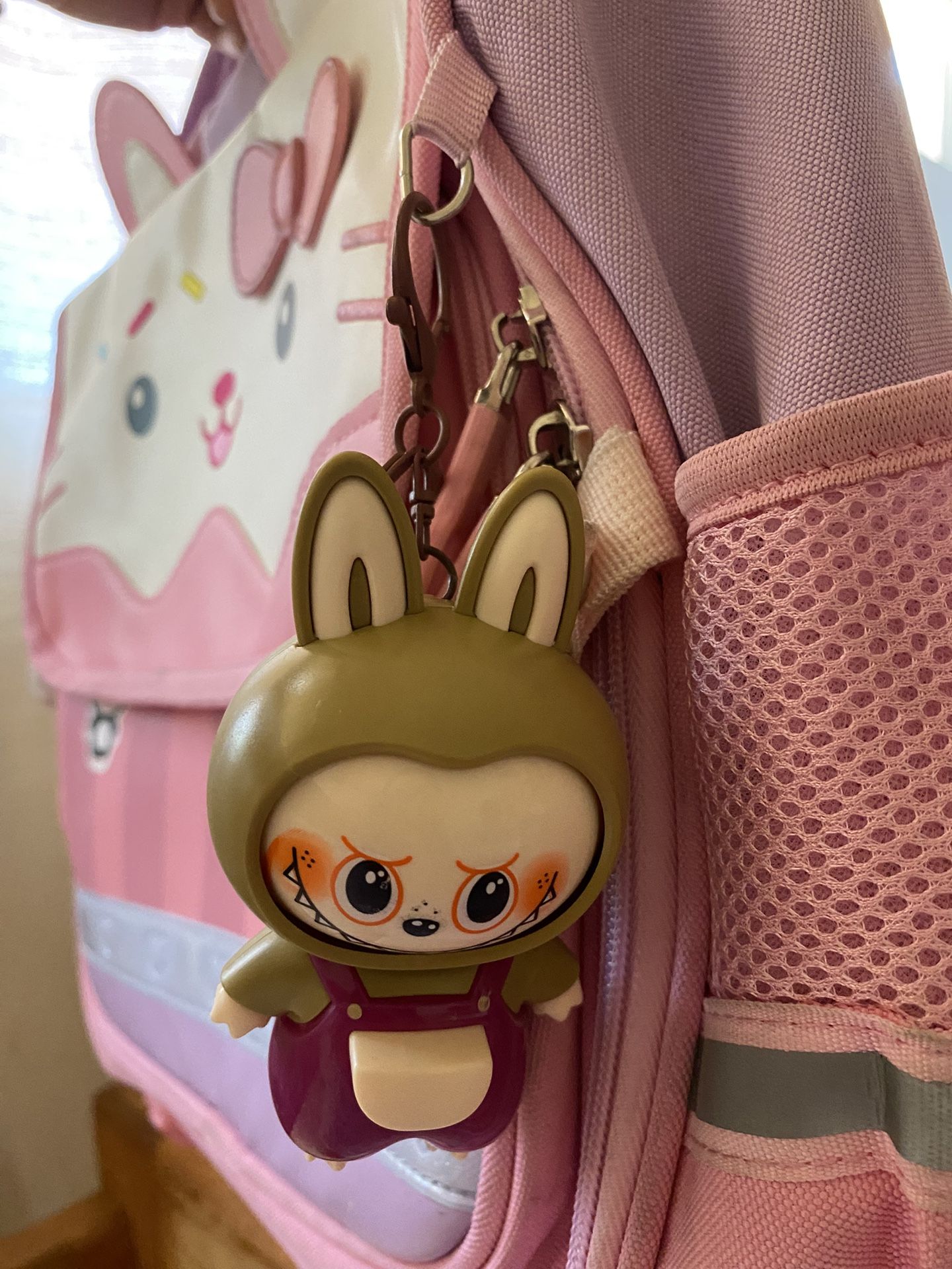 Labubu keychain Face- changing Labubu